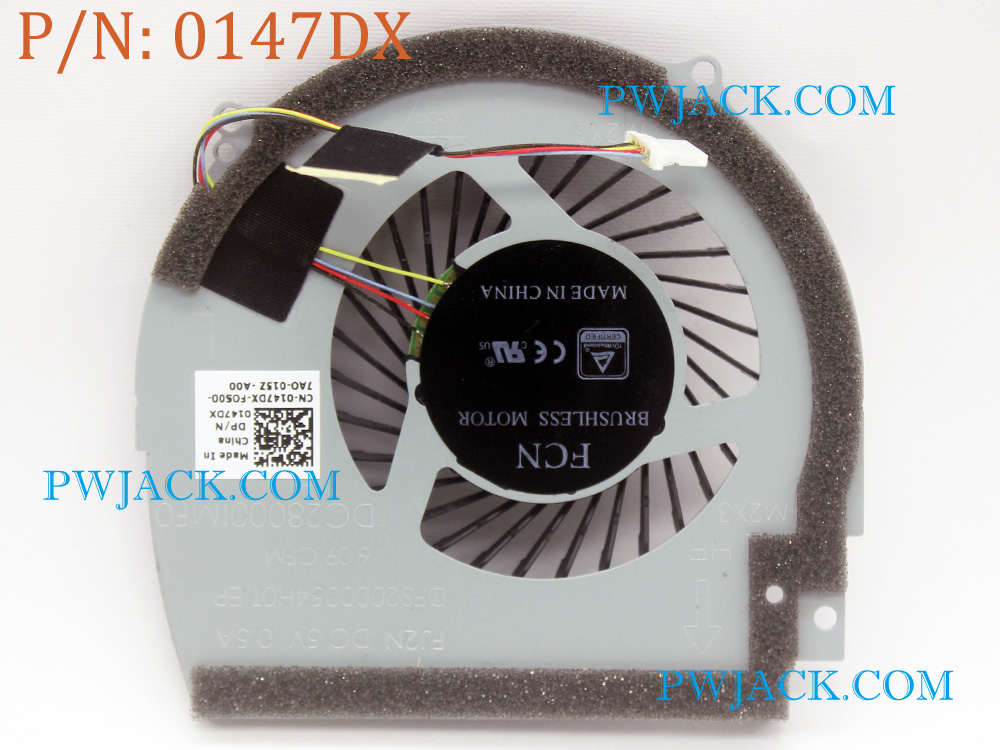 (image for) Dell Inspiron 15 7566 7567 CPU GPU Fan 0147DX 0NWW0W